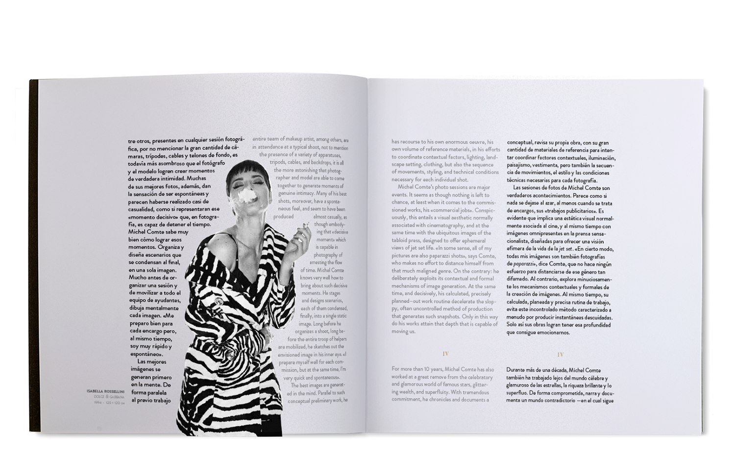 Diseño de interior catálogo exposición Michel Comte. trópico de cáncer La Termica