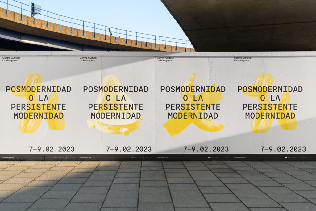 Gráfica para las I Jornadas de posmodernidad